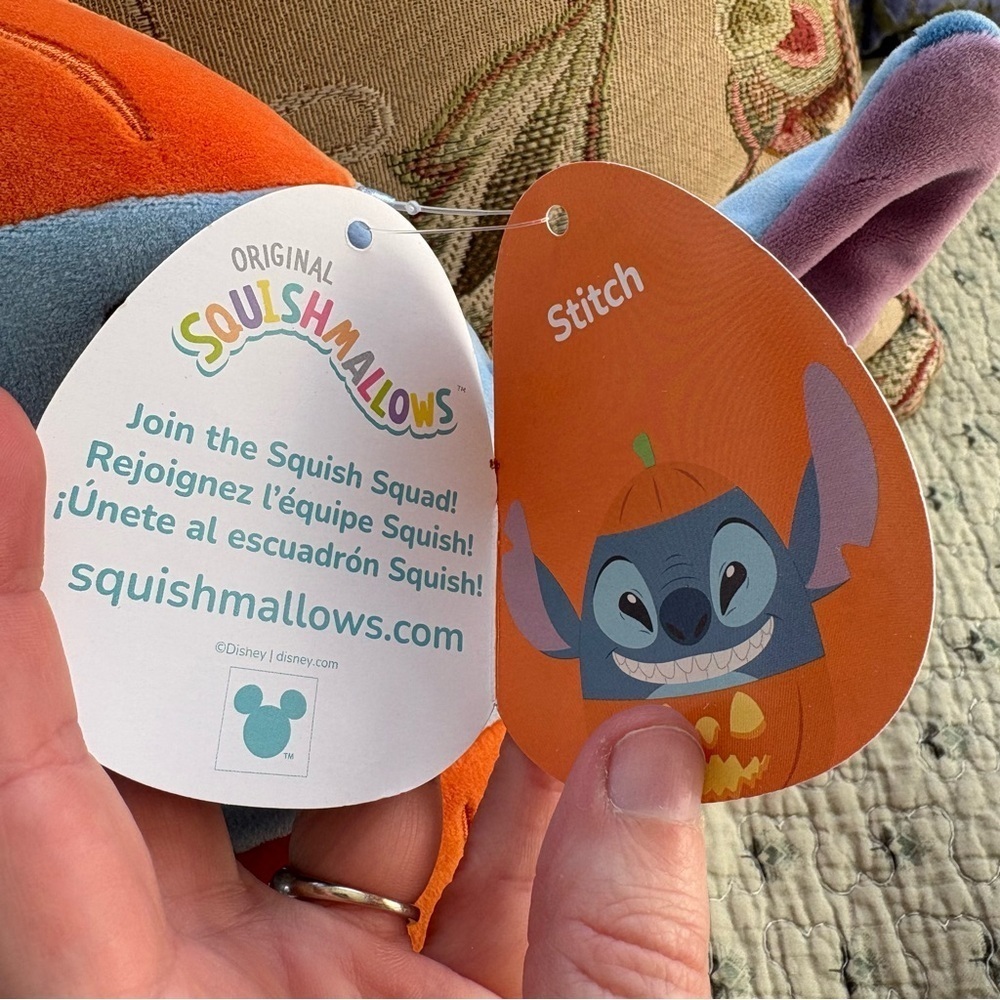 Disney Stitch Squishmallow - Jack o'Lantern - Picture 2 of 4